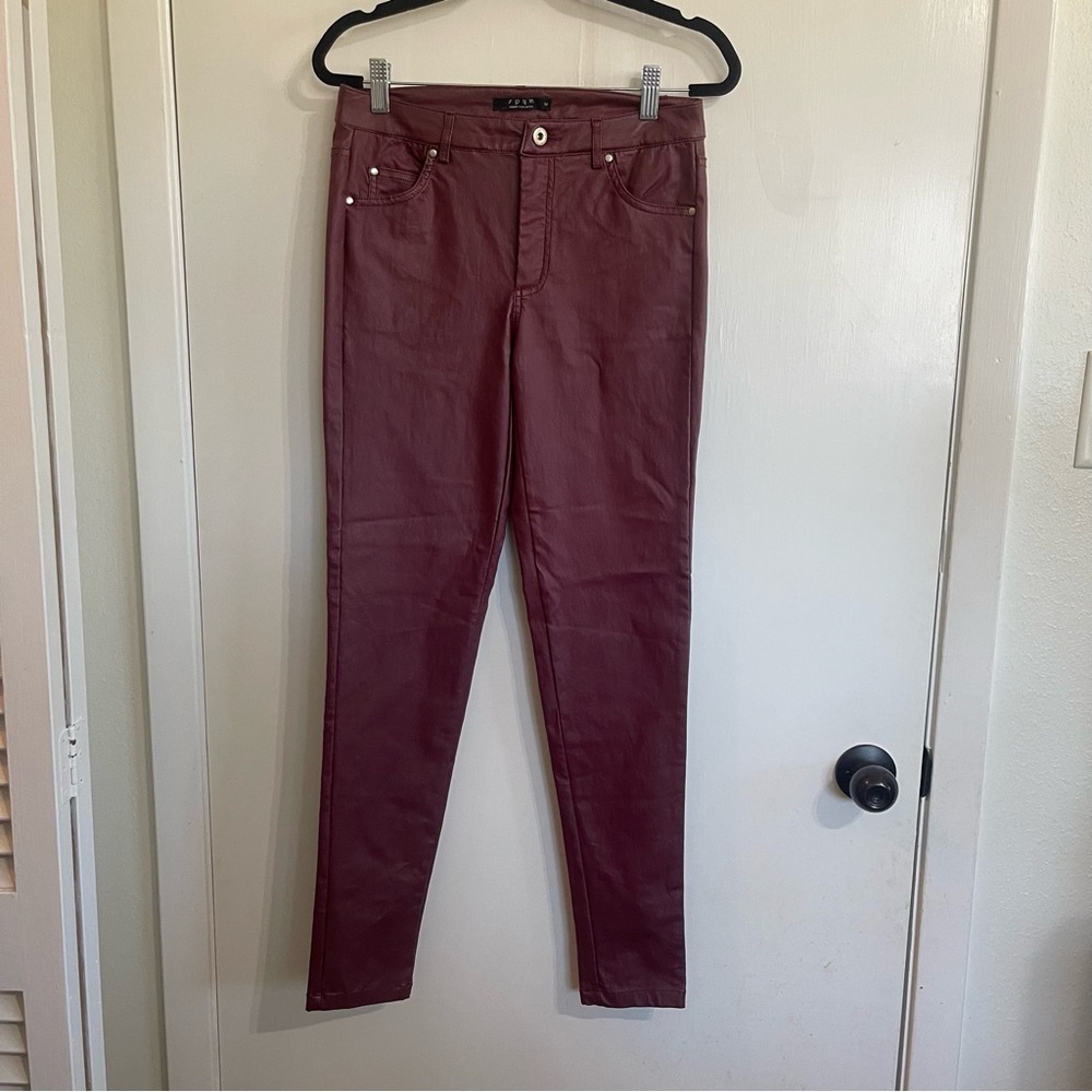Slym Women's Burgundy Jeans size 27